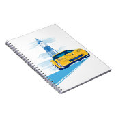 ELEGANTE VETTE AUTOMOBILE ART NOTIZBLOCK (Rechte Seite)