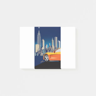 ELEGANTE VETTE AUTOMOBILE ART POST-IT KLEBEZETTEL