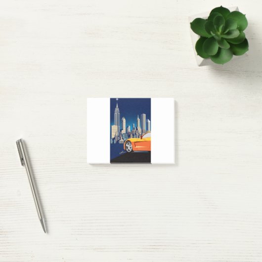 ELEGANTE VETTE AUTOMOBILE ART POST-IT KLEBEZETTEL (Büro)