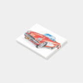 ELEGANTE VETTE AUTOMOBILE ART POST-IT KLEBEZETTEL (angewinkelt)