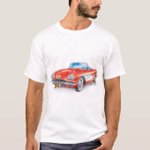 ELEGANTE VETTE AUTOMOBILE ART T-Shirt (Vorderseite)