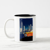 ELEGANTE VETTE AUTOMOBILE ART ZWEIFARBIGE TASSE (Links)