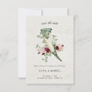 Elegante Viking-Hochzeit Save-the-Date-Karte