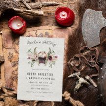 Elegante Viking Wedding Einladung