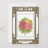 Elegante Viktorianische Ära 1877 Einladung (Rückseite)