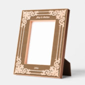 Elegante Viktorianische Ära Scrollen Border Geätzte Rahmen (Links)