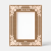 Elegante Viktorianische Ära Scrollen Border Geätzte Rahmen (Vorderseite)