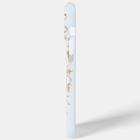 Elegante Viktorianische Blume Case-Mate iPhone Hülle (Rückseite / Links)