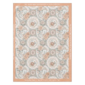 Elegante viktorianische Blumenmuster personalisier Tischdecke (Vorderseite)