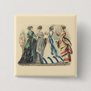Elegante viktorianische Damen Button