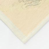 Elegante viktorianische Damen Fleecedecke (Ecke)