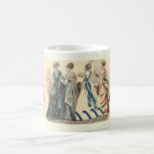 Elegante viktorianische Damen Kaffeetasse