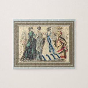Elegante viktorianische Damen Puzzle