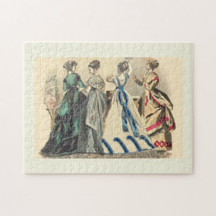 Elegante viktorianische Damen Puzzle