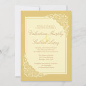 Elegante, Viktorianische Einladungen für Hochzeite (Vorderseite)