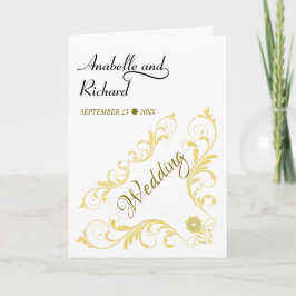 Elegante Viktorianische Hochzeit Einladung