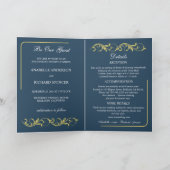 Elegante Viktorianische Hochzeit Einladung (Innenseite)