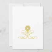 Elegante Viktorianische Hochzeit Einladung (Rückseite)