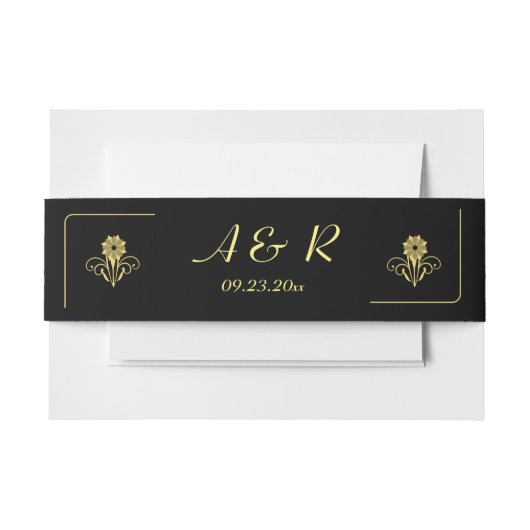 Elegante Viktorianische Hochzeit Einladungsbanderole (Vorderseite Beispiel)