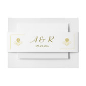 Elegante Viktorianische Hochzeit Einladungsbanderole (Vorderseite Beispiel)