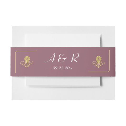 Elegante Viktorianische Hochzeit Einladungsbanderole (Vorderseite Beispiel)