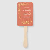 Elegante Viktorianische Hochzeit Fächer (Vorderseite)