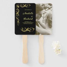 Elegante Viktorianische Hochzeit Fächer