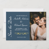 Elegante Viktorianische Hochzeit Save The Date (Vorderseite)