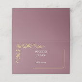 Elegante Viktorianische Hochzeiten Platzkarten (Außenseite Aufgefaltet)