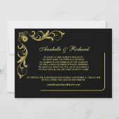 Elegante Viktorianische Hochzeitsankündigung Save The Date (Vorderseite)