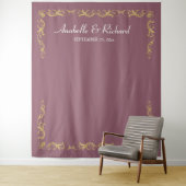 Elegante Viktorianische Hochzeitskabine Wandteppich (Beispiel)