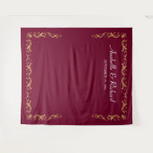 Elegante Viktorianische Hochzeitskabine Wandteppich (Vorderseite (Horizontal))