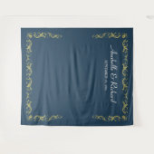 Elegante Viktorianische Hochzeitskabine Wandteppich (Vorderseite (Horizontal))