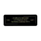 Elegante Viktorianische Hochzeitsstimmung Rücksend (Vorne)