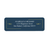 Elegante Viktorianische Hochzeitsstimmung Rücksend (Vorne)