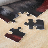 Elegante viktorianische Katzen Puzzle (Seite)