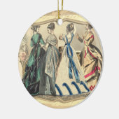 Elegante Viktorianische Mode Keramik Ornament (Links)