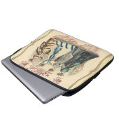 Elegante viktorianische Mode Laptopschutzhülle (Vorne Knopf)