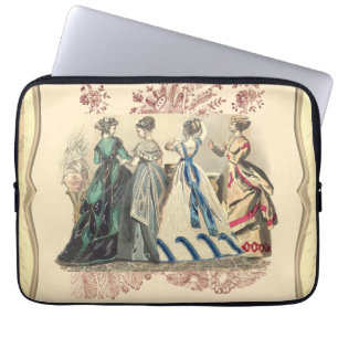 Elegante viktorianische Mode Laptopschutzhülle