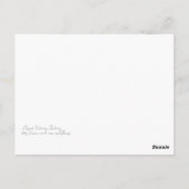 Elegante Viktorianische Mode Postkarte (Rückseite)