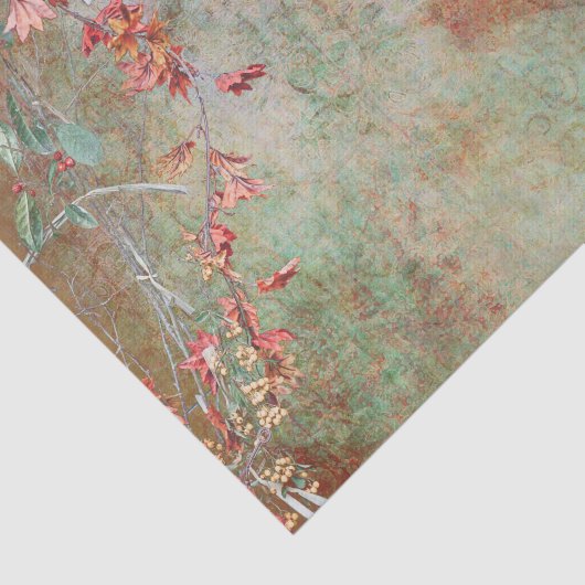 Elegante Viktorianische rosa Blume Seidenpapier (Ausschnitt)