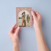 Elegante Viktorianische rosa Hochzeit Rette die Da Flyer (Gruppe)