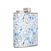 Elegante Viktorianische Rose und Rollen Flachmann (Rechts)