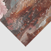 Elegante viktorianische rustikale Blumen-Dekupage  Seidenpapier (Ausschnitt)