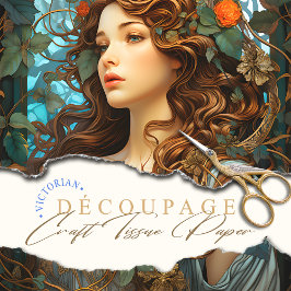 Elegante Viktorianische Sommergottesdienste Art No Seidenpapier