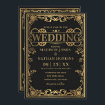 Elegante Viktorianische Steampunk-Hochzeitseinladu Einladung<br><div class="desc">Elegantes und modernes Hochzeitsdesign inspiriert durch Steampunk. Design ist keine echte Folie. Sie können dies durch einen Klick auf "PERSONALISIEREN" weiter anpassen. Matching Items in unserem Shop für ein komplettes Party Thema. Für weitere Fragen wenden Sie sich bitte an ThePaperieGarden@gmail.com</div>