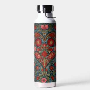 Elegante viktorianische Valentinstag-Herzgestaltun Trinkflasche