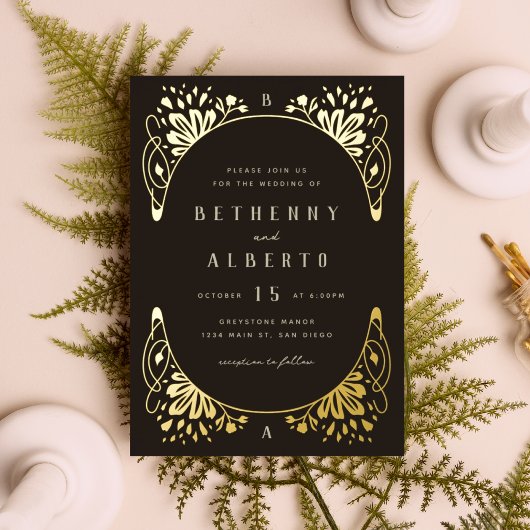 Elegante Villa Saroli Folieneinladung