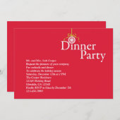 Elegante Villa Saroli Party Einladung (Vorne/Hinten)