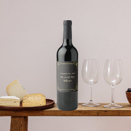 Elegante Villa Saroli Weinetikett